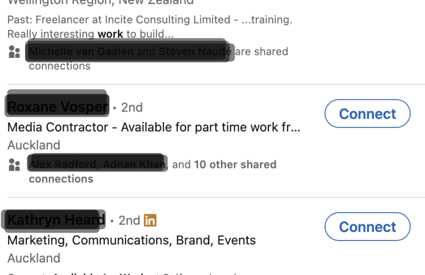 available for work, linkedIn available for work